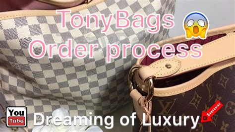 Tony Bags order and shipping process